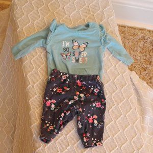 👶🏻 Baby girl 2 pc outfit